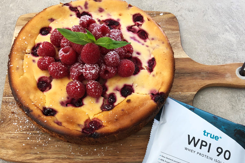 Raspberry Protein Cheesecake