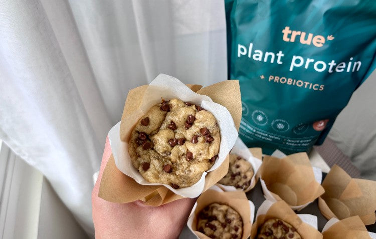 Banana Choc Chip Protein Muffins