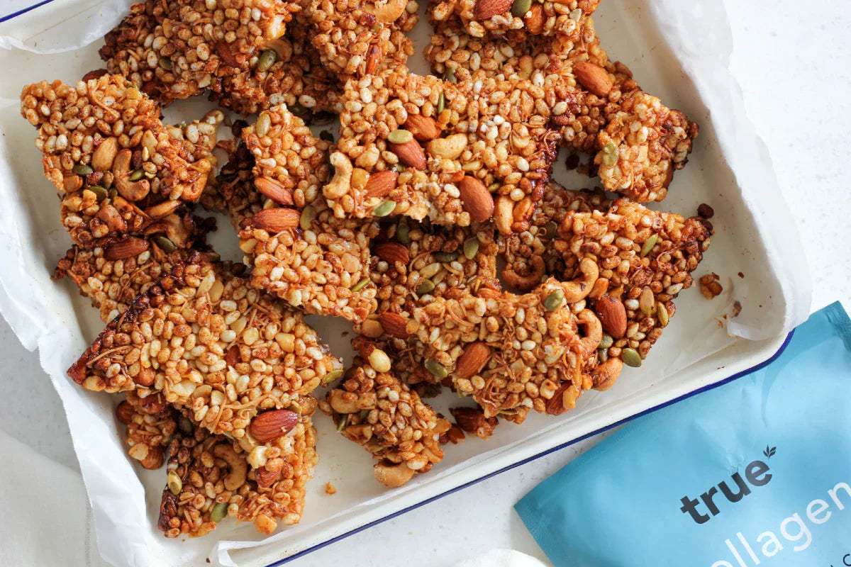 Honey Crunchy Nut Slice