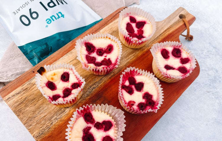 Raspberry and Lemon Cheesecake Bites