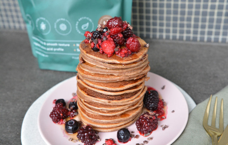 Chocolate Protein Pancakes