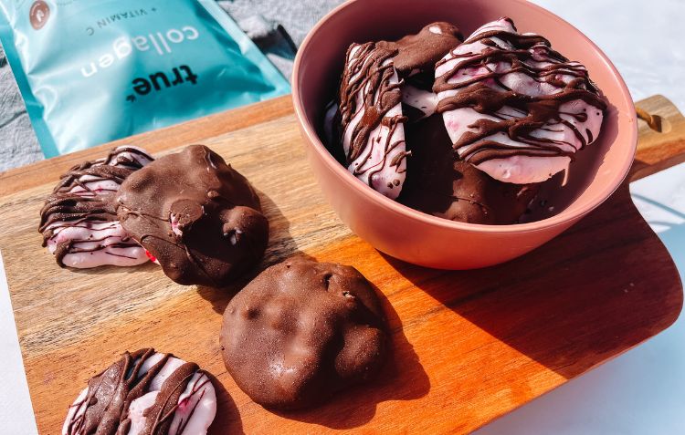 Raspberry Frozen Yoghurt Bites