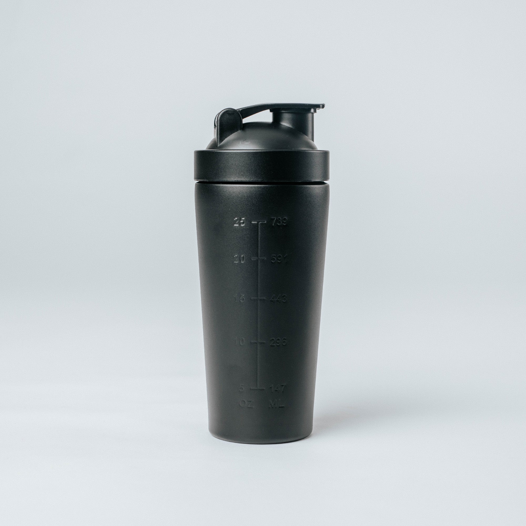 Matte Black Stainless Steel Shaker
