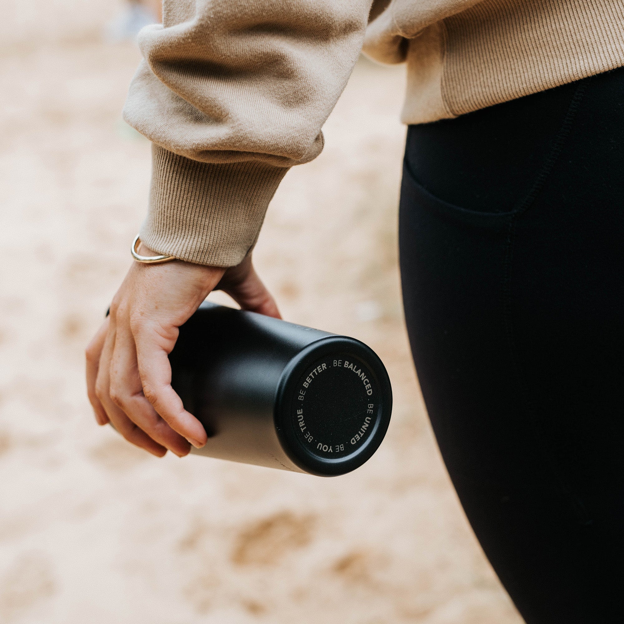 Matte Black Stainless Steel Shaker