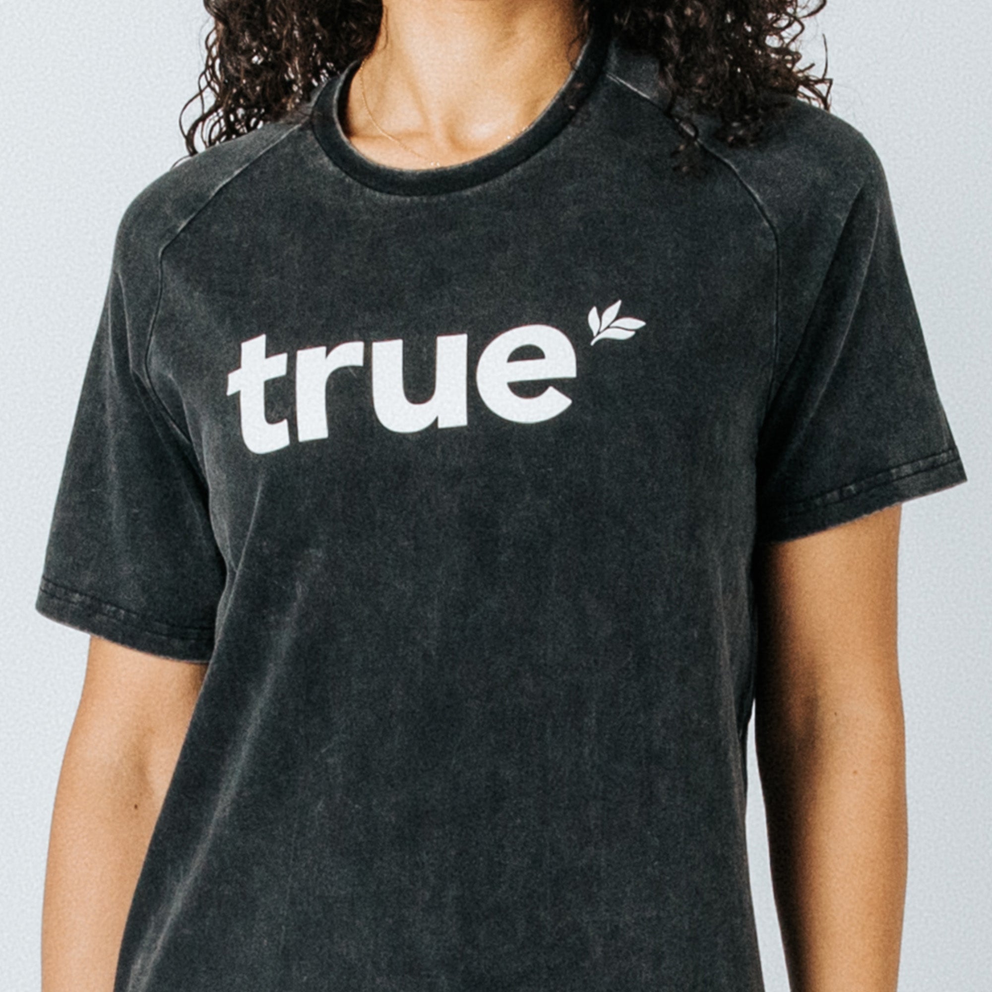 Charcoal vintage-wash women&