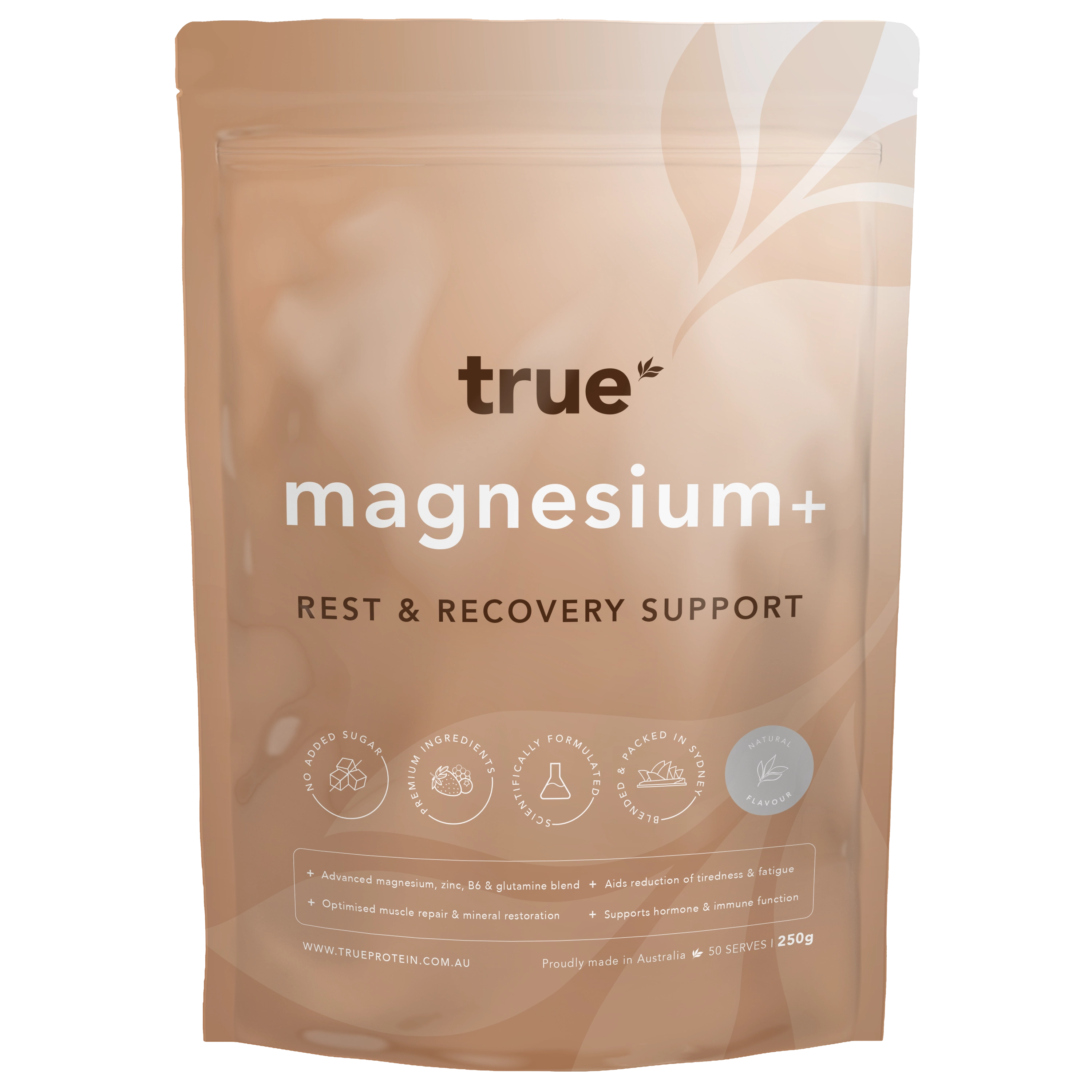 True Protein Magnesium+ 250g pouch — Natural flavour