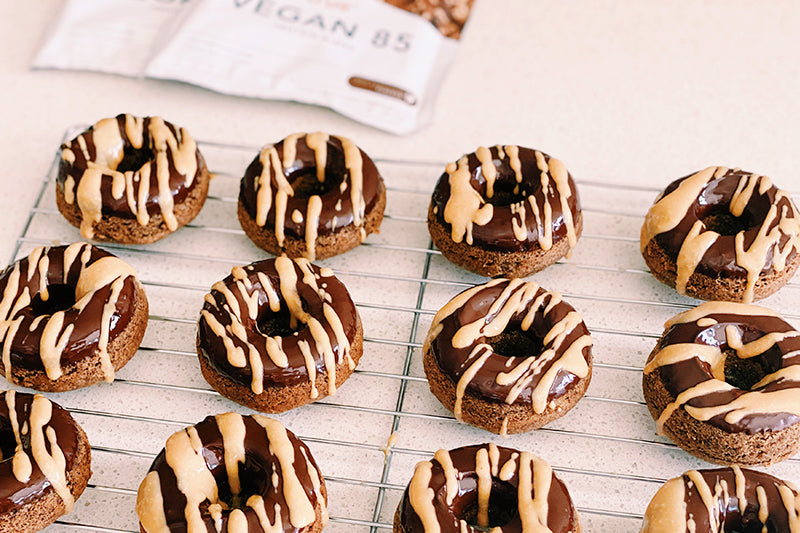 Chocolate Peanut Butter Donuts
