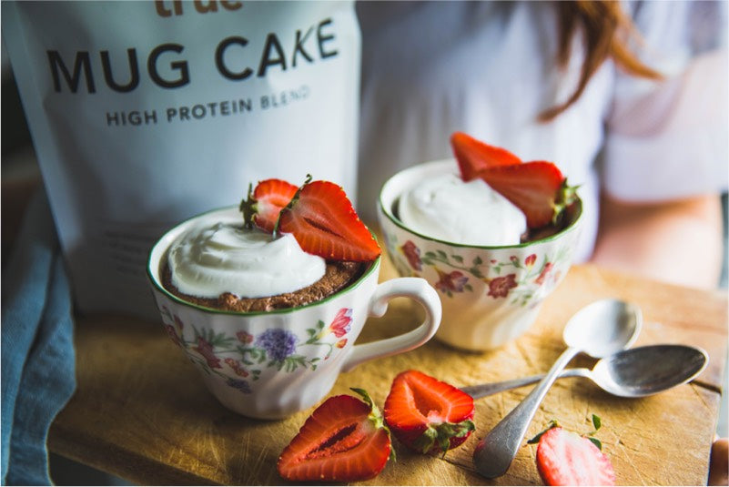 Choc Peanut Butter & Jam Mug Cakes