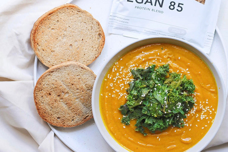 Curry Protein Pumpkin Soup