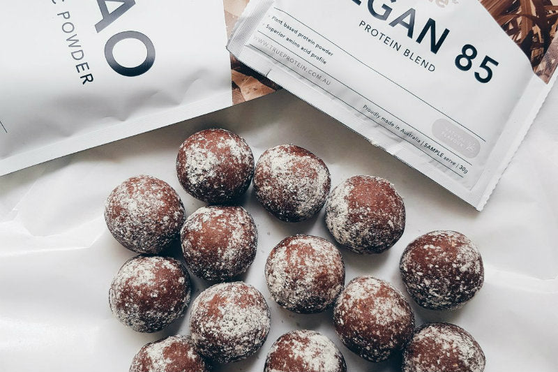 Chocolate Almond Protein Balls