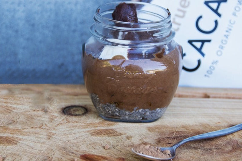 Chocolate Chia Protein Pudding