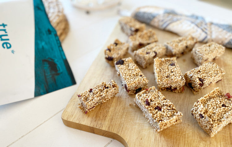 Quinoa and Cranberry Slice