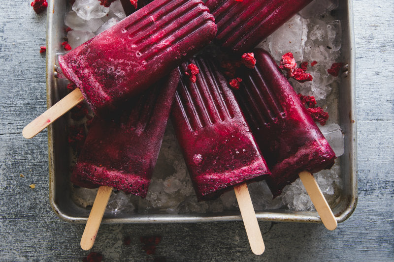 Coconut Mixed Berry Ice Blocks