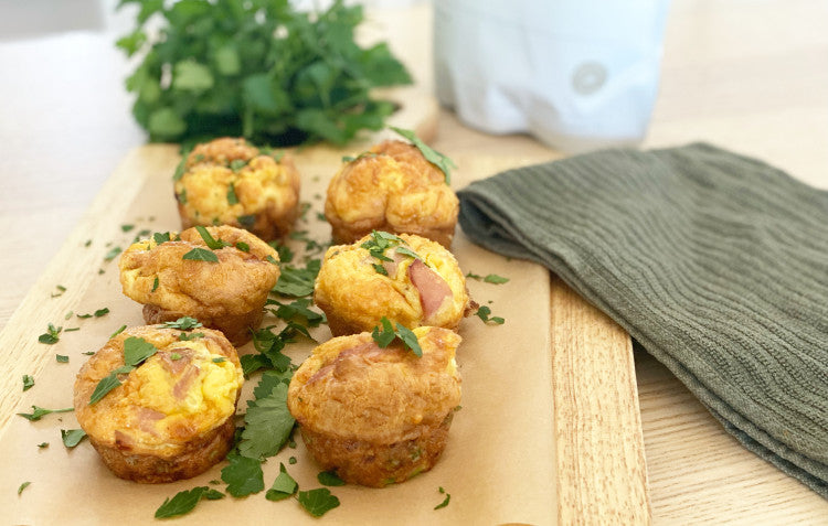 High Protein Egg and Bacon Muffins