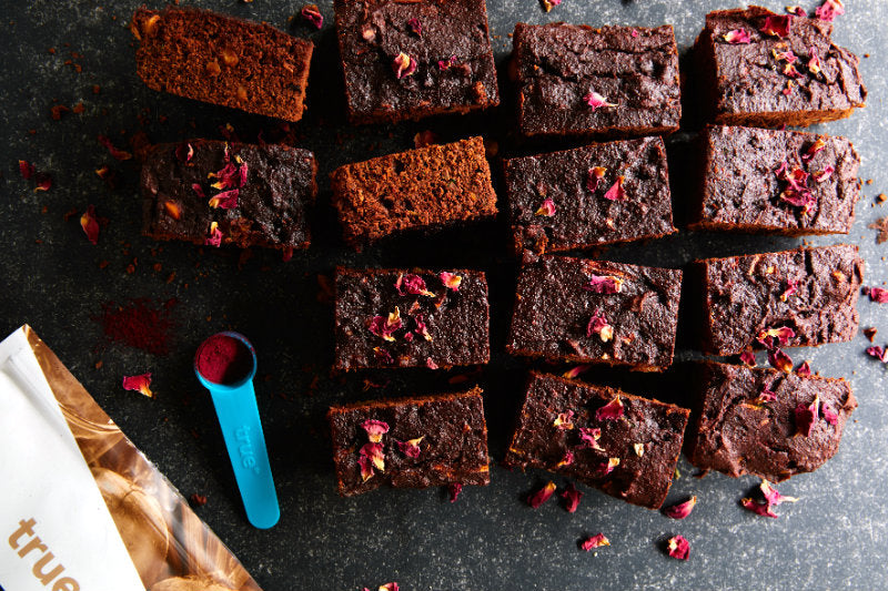 True Protein Beetroot Zucchini Brownies