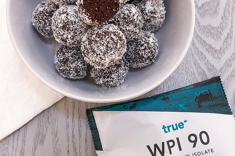 Chocolate Coconut Protein Balls