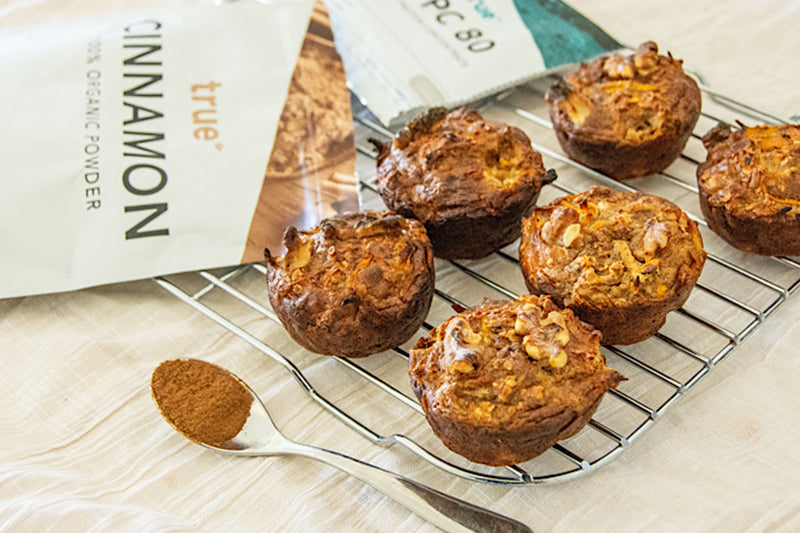 Apple and Carrot Protein Muffins