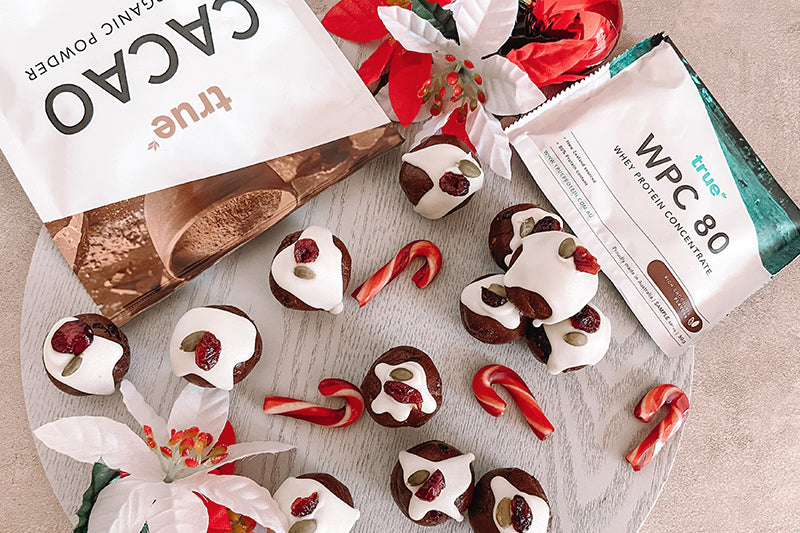 Christmas Pudding Protein Balls