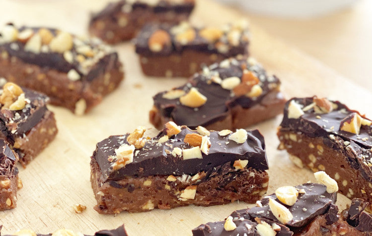 Chocolate, Peanut and Caramel Protein Bars