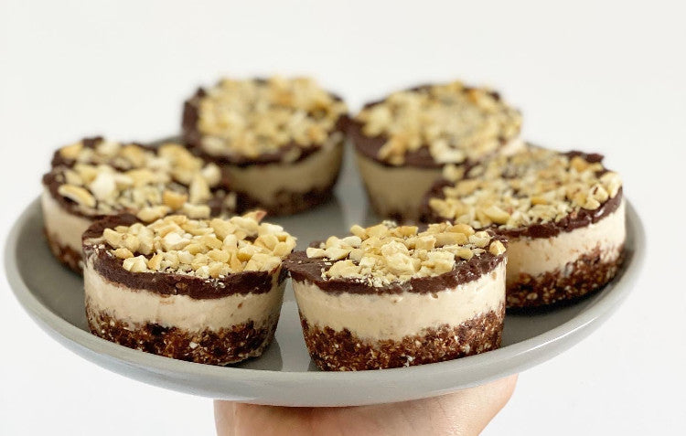 Cashew and Chocolate Ice Cream Cups