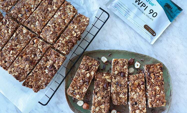 Choc Hazelnut Bars