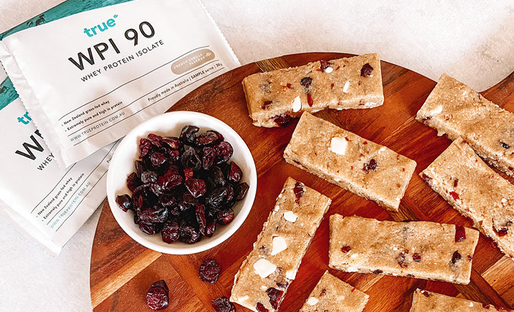 Cranberry and White Chocolate Protein Bars