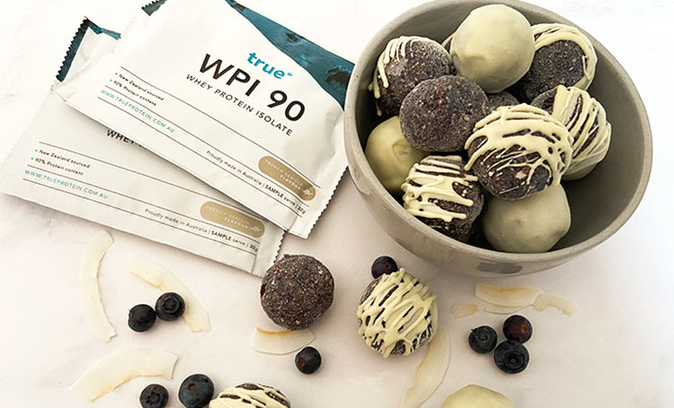 Blueberry & Coconut Protein Balls