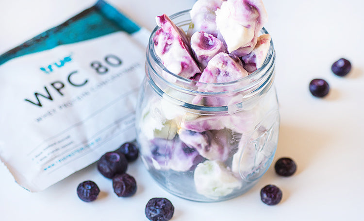 Frozen Yoghurt Protein Blueberries