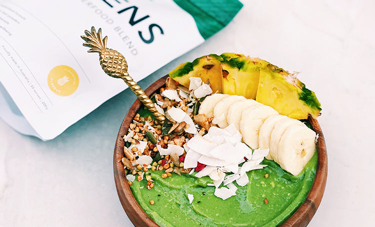 Tropical Green Smoothie Bowl