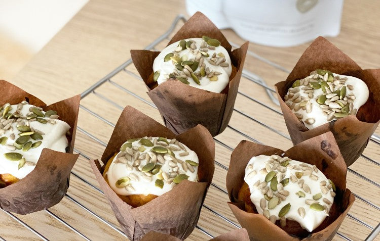 Carrot and Walnut Muffins