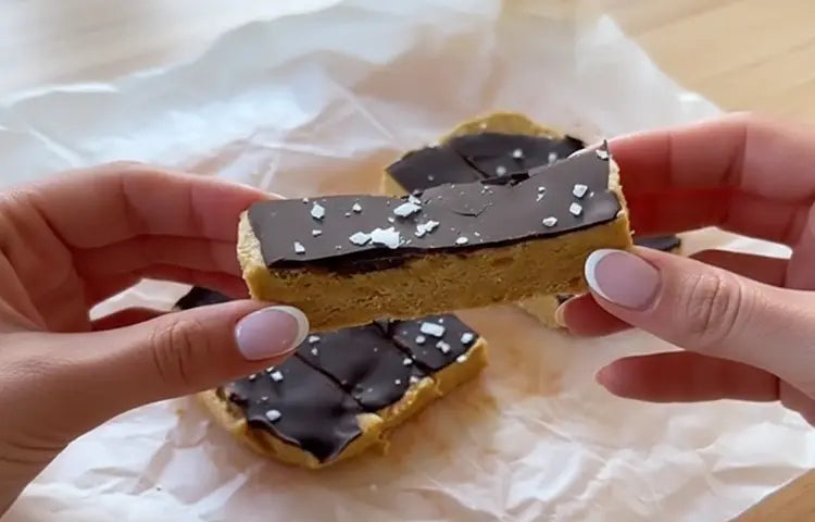 No Bake Cookie Dough Bars