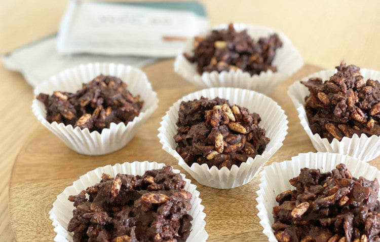 Salted Caramel Chocolate Crackles
