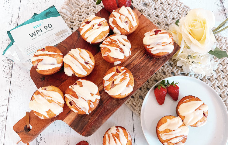 Strawberry Cupcakes with Cream Cheese Icing