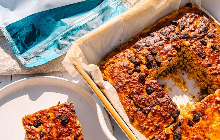 Banana and Chocolate Chip Oat Bars