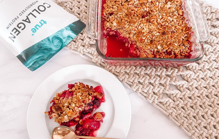 Pear & Raspberry Crumble