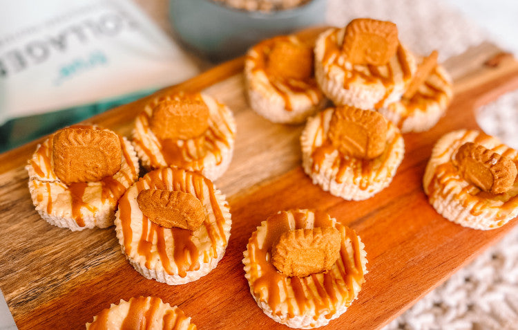 Biscoff Protein Cheesecake Bites