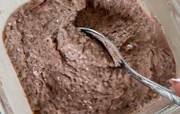 Choc Protein Chia Pudding