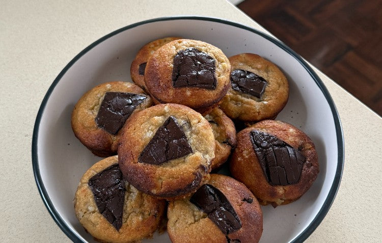 Protein Choc Chip Muffins