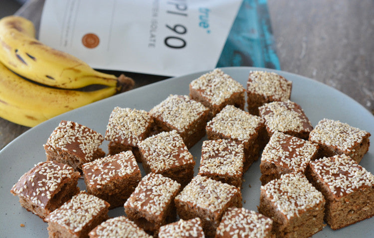 Banana and Sesame Bites