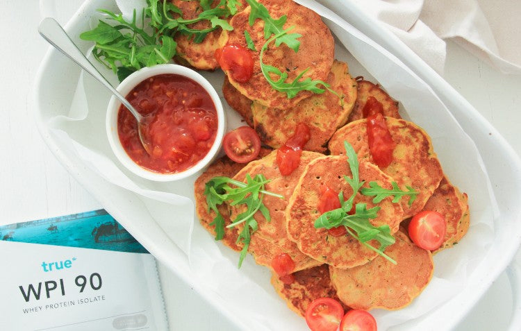 Sweet Potato and Zucchini Breakfast Fritters