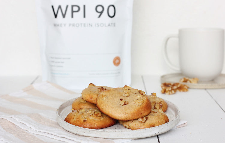 Toffee Caramel Walnut Cookies