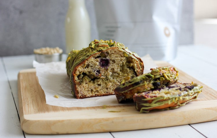 Blueberry & Pistachio Banana Bread