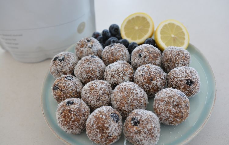 Lemon & Blueberry Protein Balls
