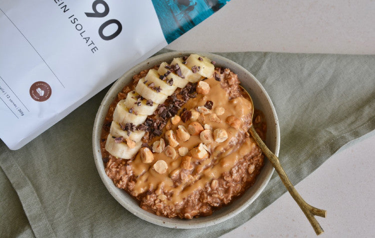 Choc Banana Overnight Oats