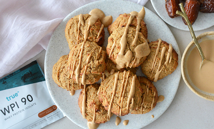 Soft Baked Salted Caramel & Peanut Butter Cookies