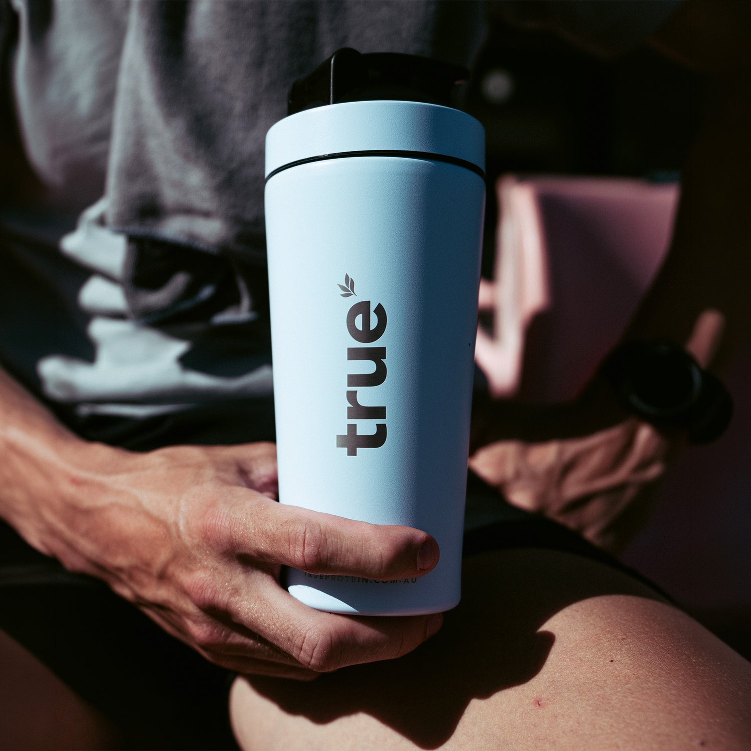 Ocean Blue Stainless Steel Shaker