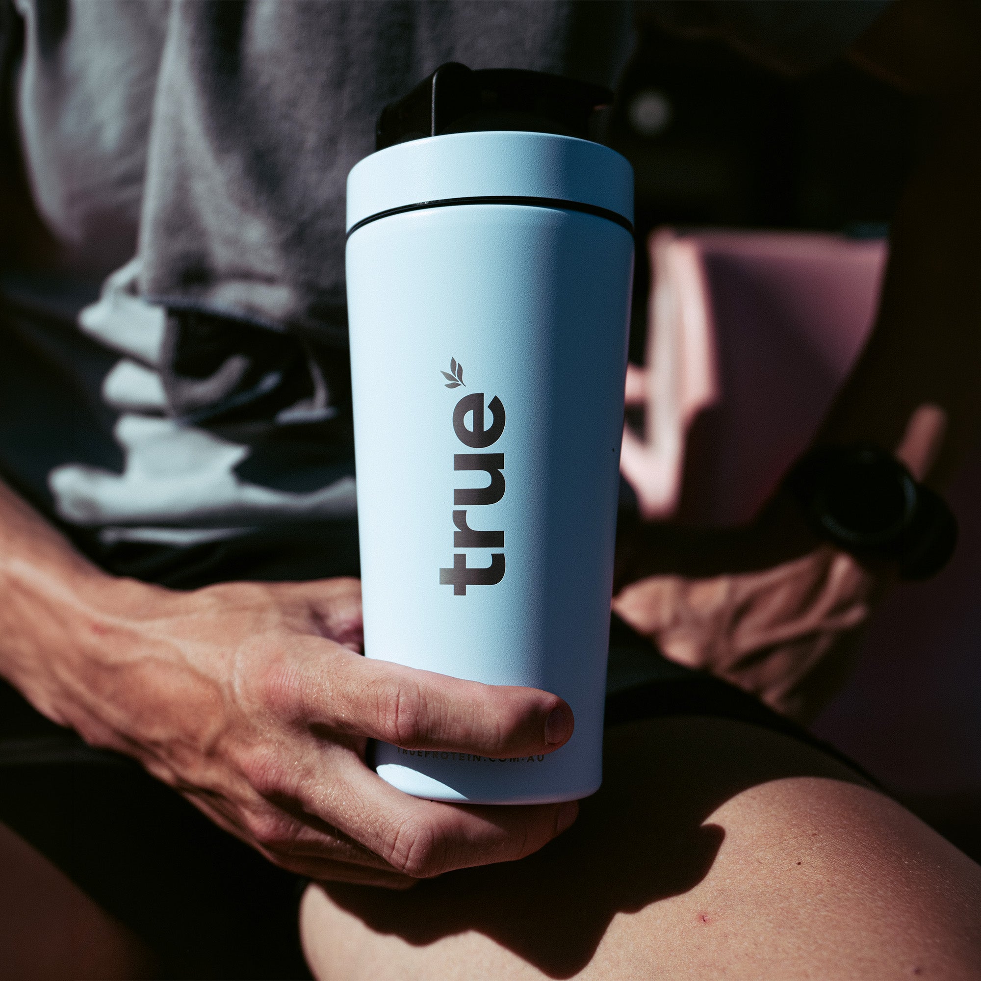 Ocean Blue Stainless Steel Shaker