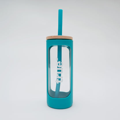 Glass Tumbler 550ML - Teal