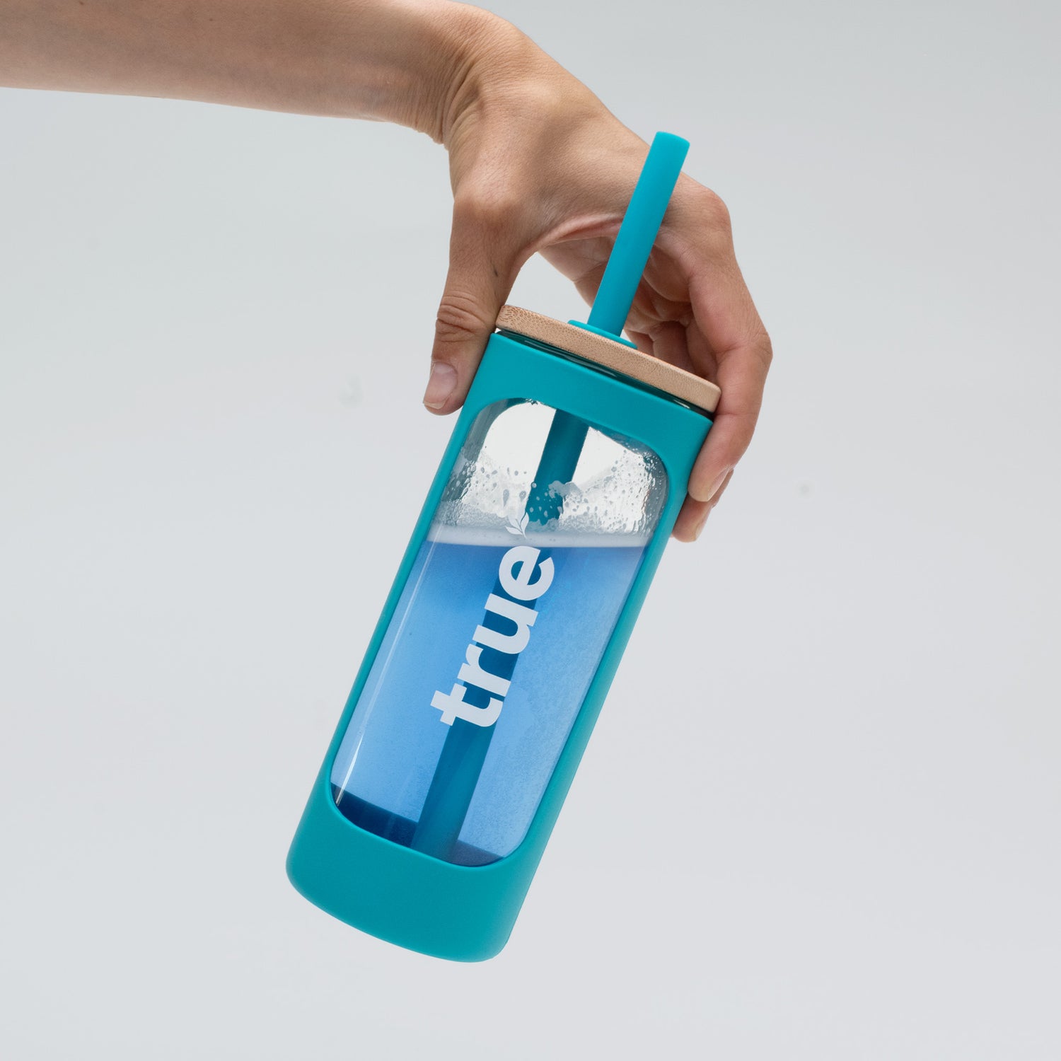 Glass Tumbler 550ML - Teal