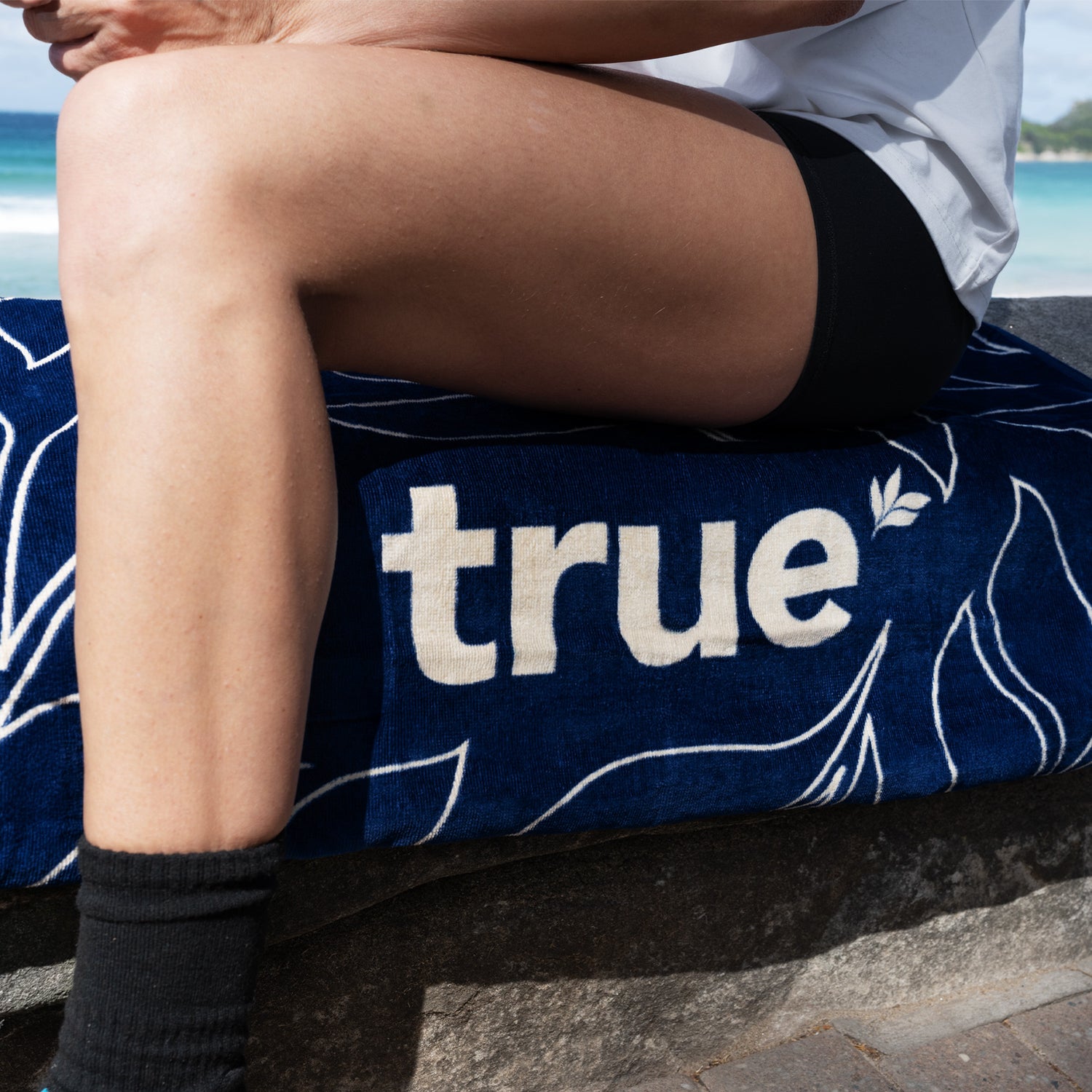 True Beach Towel Navy